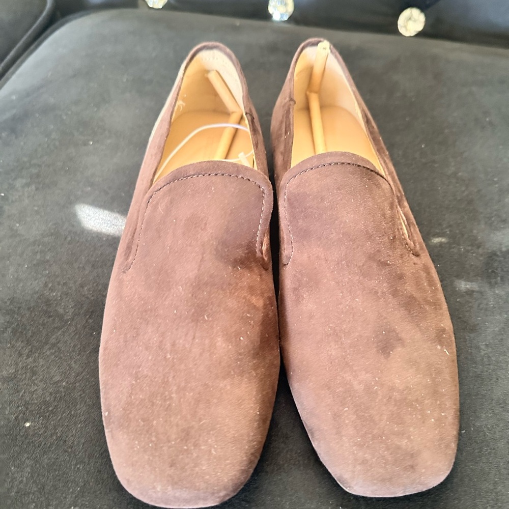 Men's Brown Suede Loafers